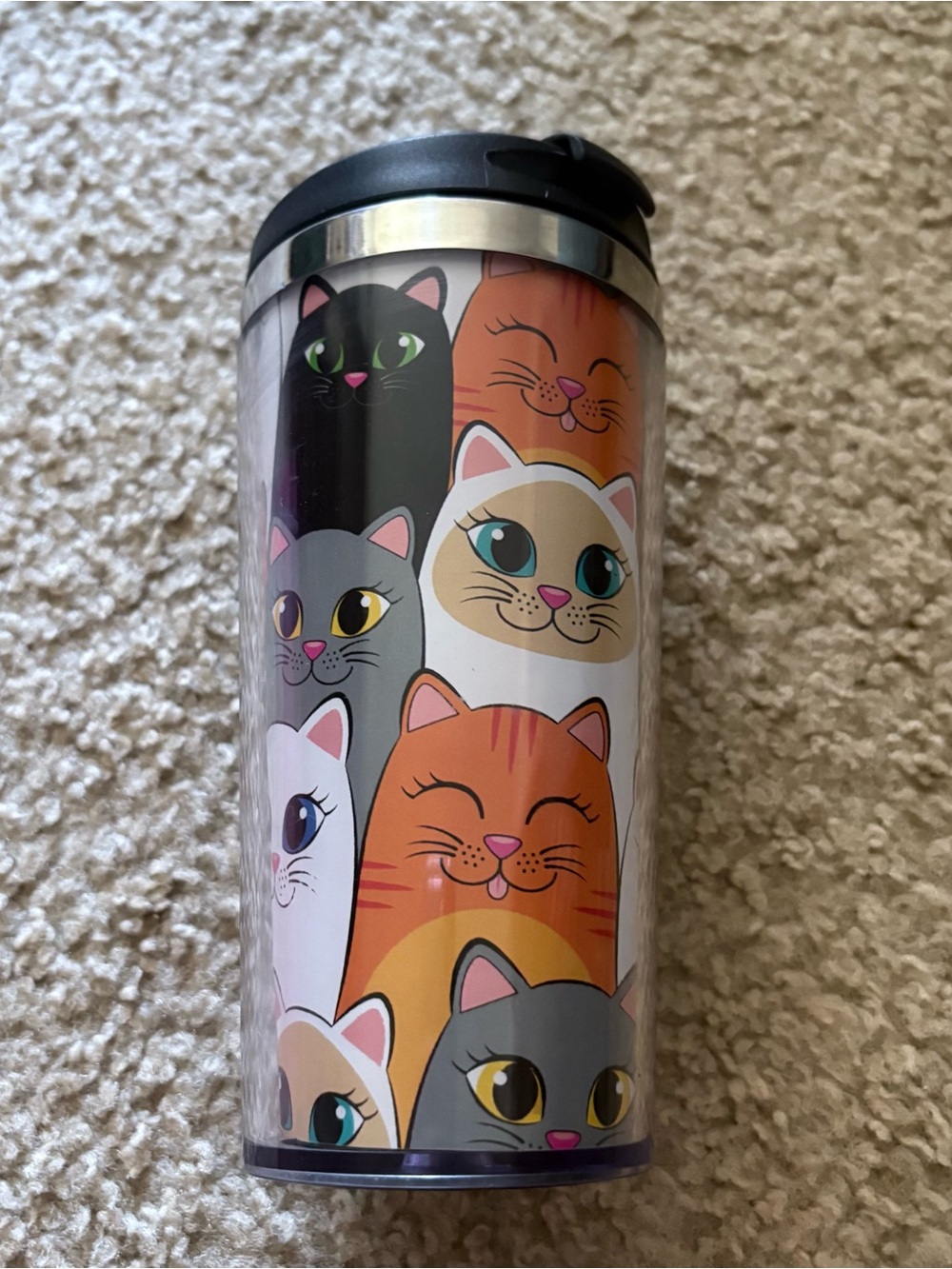 Cat design Insulated Travel Tumbler